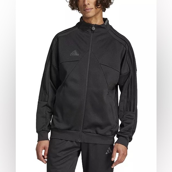 NWT Adidas Men's House of Tiro Loose-Fit Full-Zip Track Jacket Black L - Picture 1 of 5
